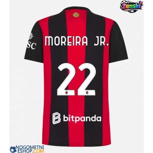 Ženski Nogometni dresi AC Milan Diego Moreira #22 Domači 2026-27 Kratek Rokav